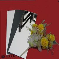 Top quality 2mm silver mirror glass panel