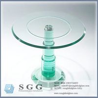 round coffee table with glass top