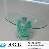 beveled glass table top