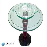 round beveled glass table top