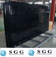 High quality black laminated glass