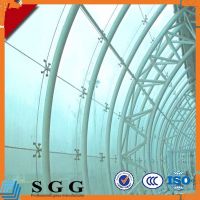 High quality laminated glass wall