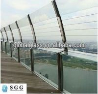 High quality railing laminated glass