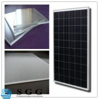 High quality laminated glass for solar panels