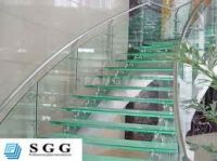 High quality laminated glass stairs