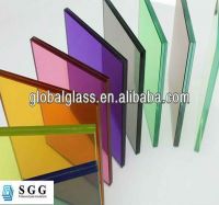 High quality decorative interlayer laminated glass