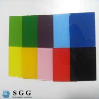 Top quality 8mm painted tempered glass