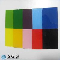 Top quality 4mm colored painted glass