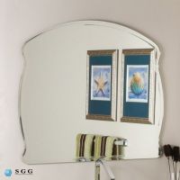 shaped beveled mirror