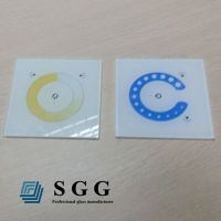 Top quality 4mm painted tempered glass