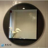 round beveled glass mirror