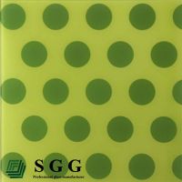 Top quality 6mm silk screen tempered glass