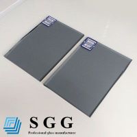 Top quality 5.5mm light grey tinted glass