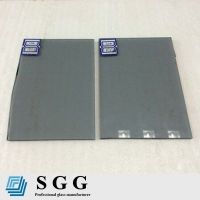 Top quality 5.5mm light gray tinted glass