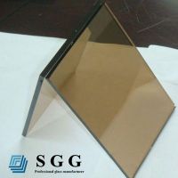 Top quality 6mm bronze tinted glass