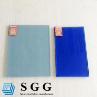 Top quality 5.5mm blue float glass