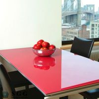 Top quality 6mm lacquered glass for dining table