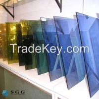 Reflective glass (bronze, grey, green, blue)
