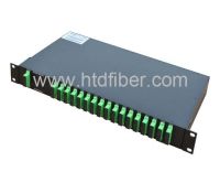 48 channels DWDM mux&demux over dual fiber duplex packing in 1U rack mount