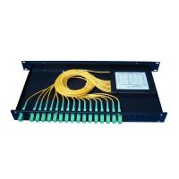 Cassette Type 1 x 16 Fiber Optic PLC Splitter