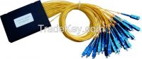 1x16 Fiber Optic PLC Splitter ABS Module Type 2.0mm cable, FC, SC, LC or ST connectors for choice
