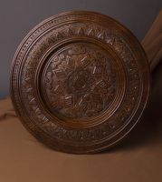 Wooden decorative plate