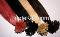 pre-bonded hair extension / U tip hair extension