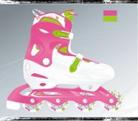 Kids hard boot adjustable inline skate