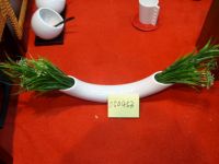 DOUBLE ENDED TUBEVASE LARGE WHITE