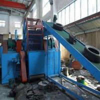 Double Shaft Type Waste Tyre Shredder / Tire Crusher