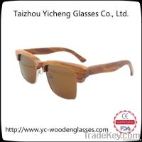 Fashion men and women sunglasses, wood glasses FS1411