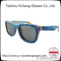 Fashion men and women sunglasses, wood glasses FS0214