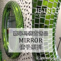 glass mosaic art mirror