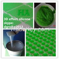 High Density Silicone Ink Used For Teech Brush Effect For Mesh Sportwear