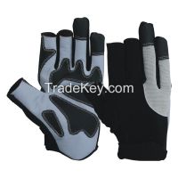 Anti-Vibration Leather Mechanic Working Gloves