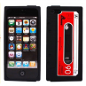Silicone Cassette Tape Case For iPhone