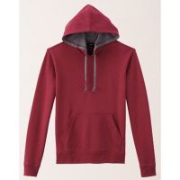  customized men's plain fleece  Hoodies with kangaroo pockets