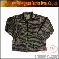 Military camouflage clothing of military uniform