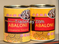 Canned Abalone in Brine & Abalone Sauce