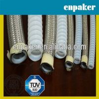 Zhejiang enpaker stainless steel braided ptfe tube teflon tubing