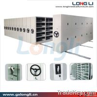Metal storage cabinet design, mobile shelving system , Steel Mobile shel