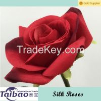 Vevlet Silk Rose Flowers For Wedding And Home Decoration