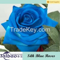 Vevlet Silk Rose Flowers For Wedding And Home Decoration