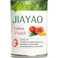 canned yellow peach