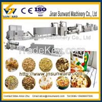 breakfast cereal snack making machine, corn flake macking equipment , corn flake machinery