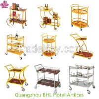 Liquor trolley for kitchen equipment, wine trolley, Dessert cart