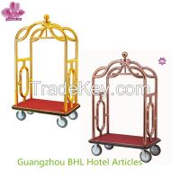 Hotel luggage carts trolley,concierge birdcage trolley luggage cart for hotel