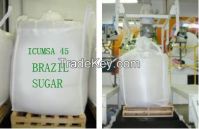 BRAZILIAN WHITE REFINED SUGAR ICUMSA 45 RBU