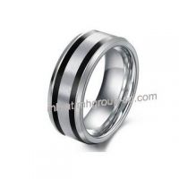 Fashion New Design Tungsten Steel Men's ring jewellery