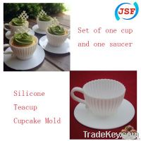 FDA Silicone Teacup Cupcake Mold Cake Molds